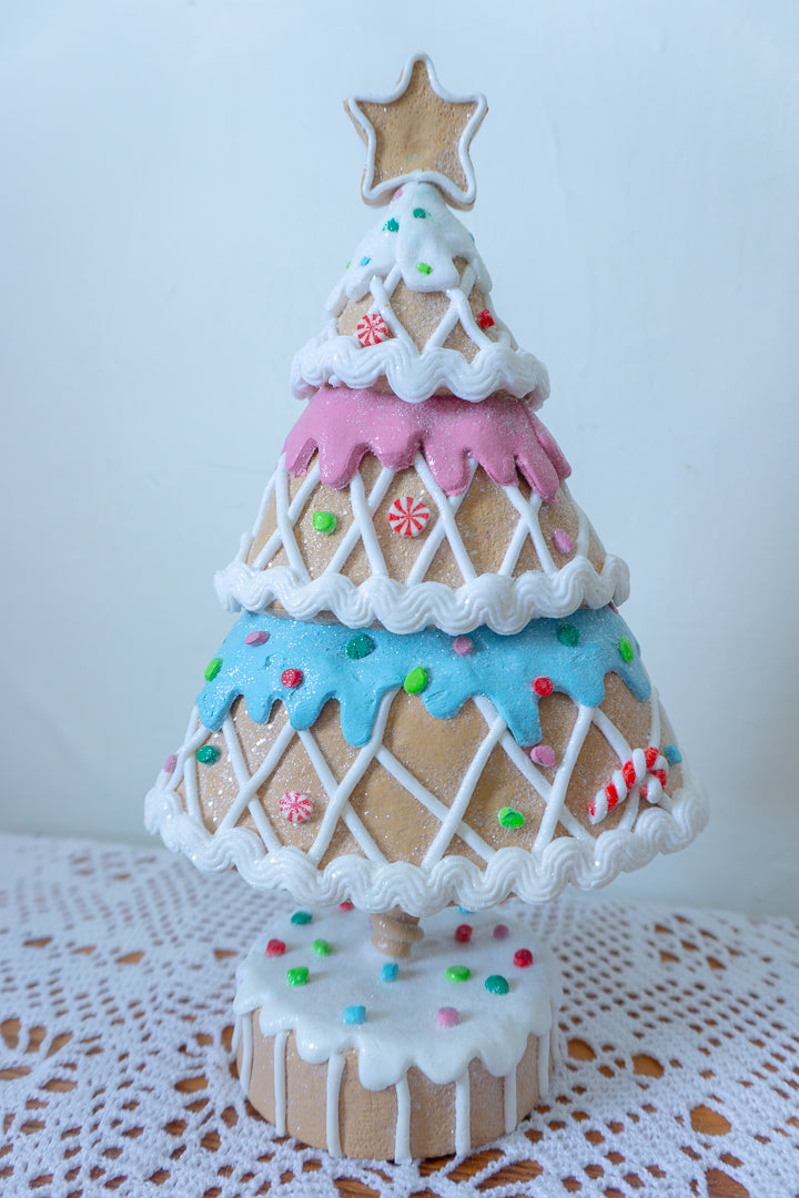 Stubby Gingerbread Claydough Tree