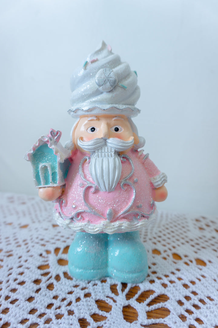 Chubby Pink Blue Pastel Christmas Nutcracker