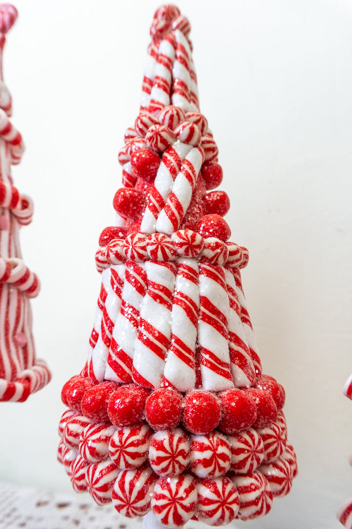 Peppermint Candy Claydough Christmas Tree Set
