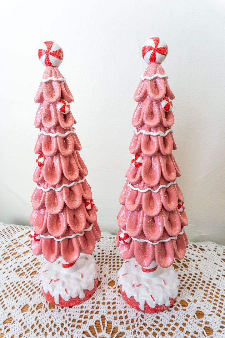 Candy Cane Peppermint Tree Set
