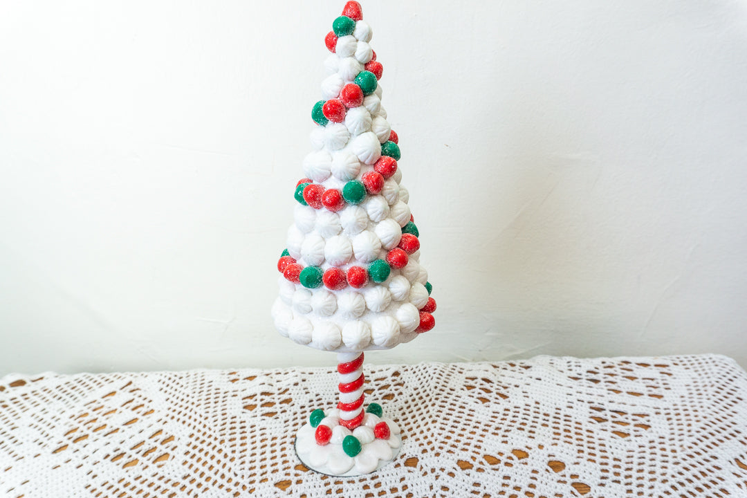 Green Red White Gum Ball Tree