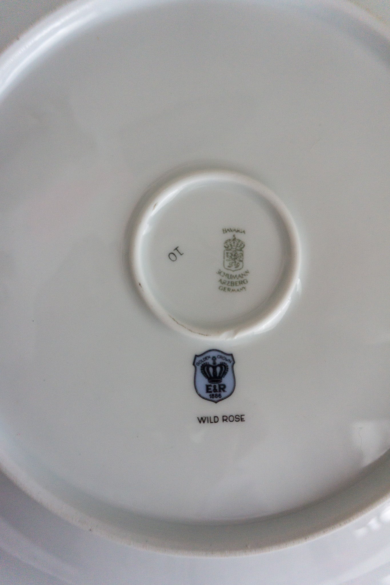 Bavaria Schumann Arzberg Wild Rose Victorian Plate