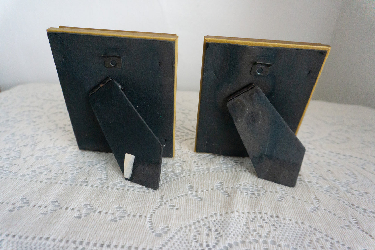 Two Floral Oil Paintings Gold Gilded Frames