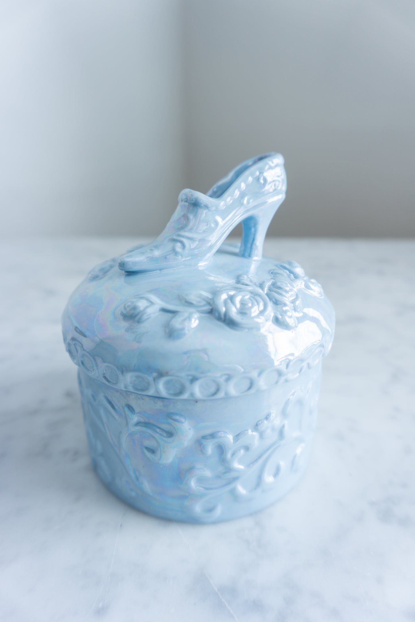 Vintage Princess Shoe Trinket Dish