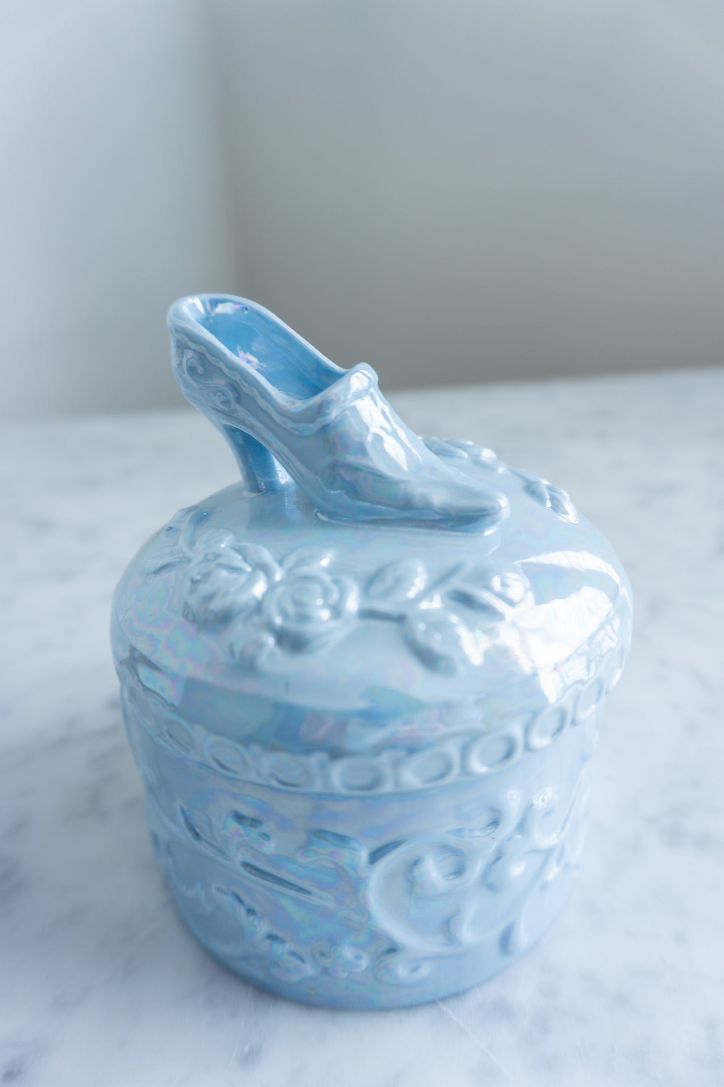 Vintage Princess Shoe Trinket Dish