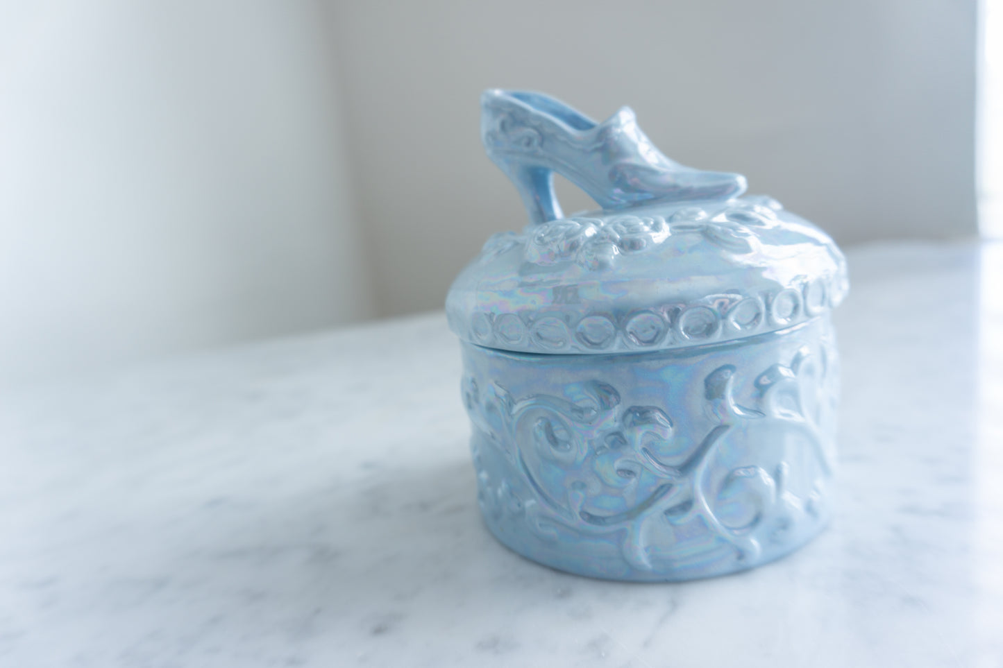 Vintage Princess Shoe Trinket Dish