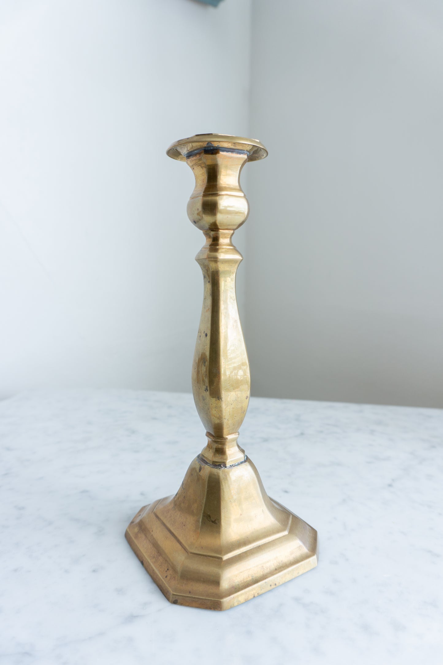 Classic Solid Brass Candlestick Holder