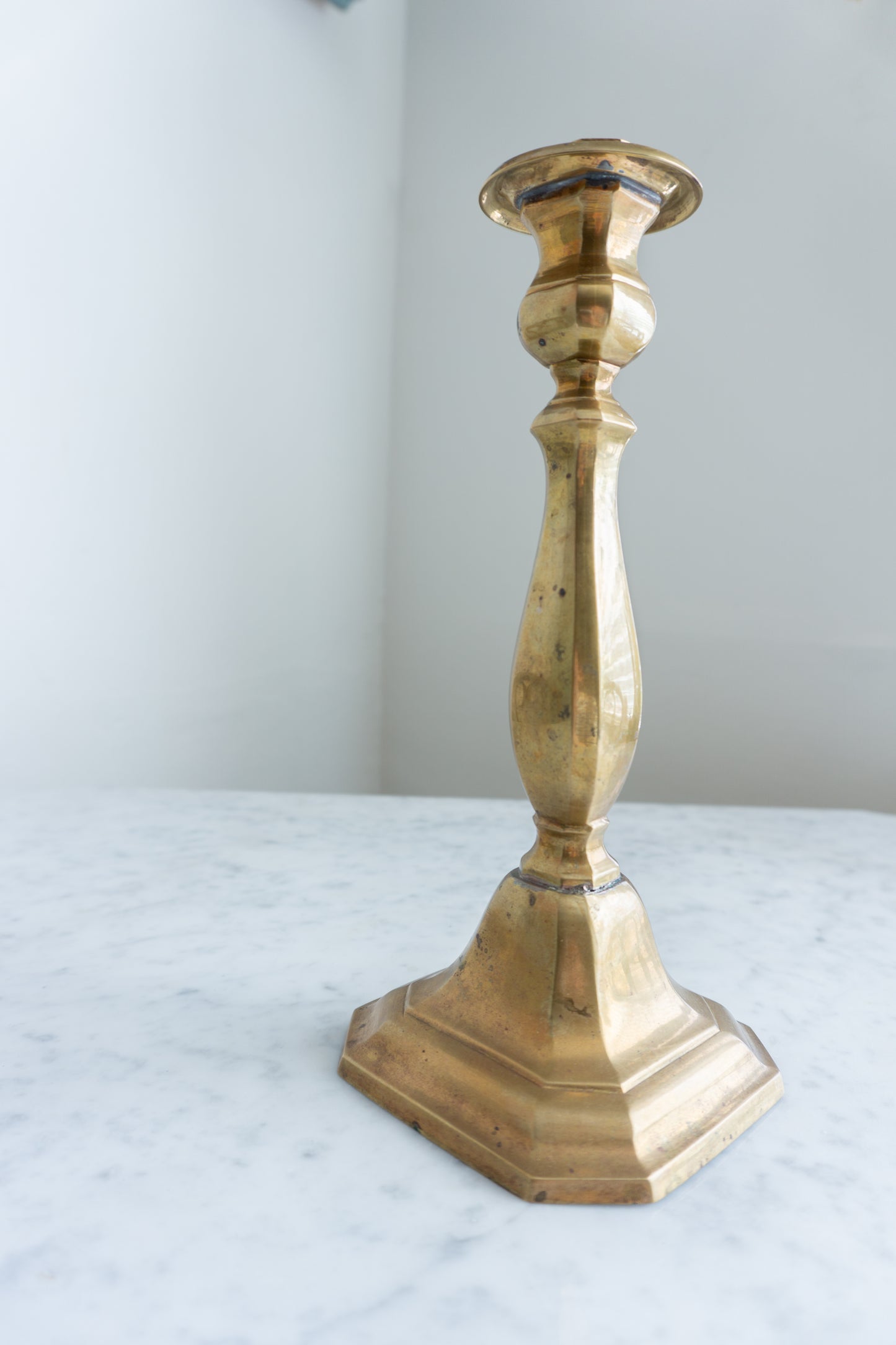 Classic Solid Brass Candlestick Holder