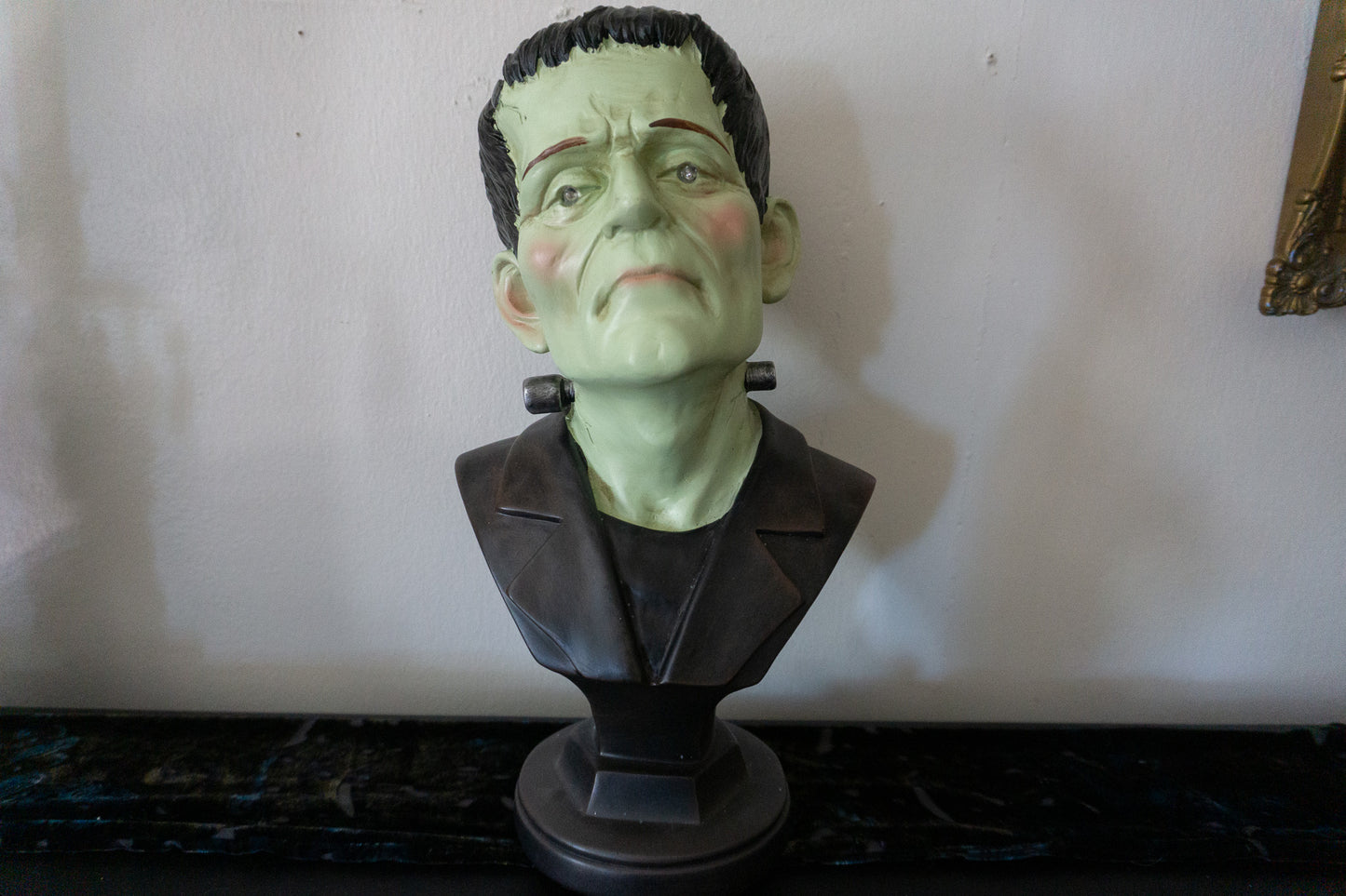 Frankenstein Halloween Decor Bust