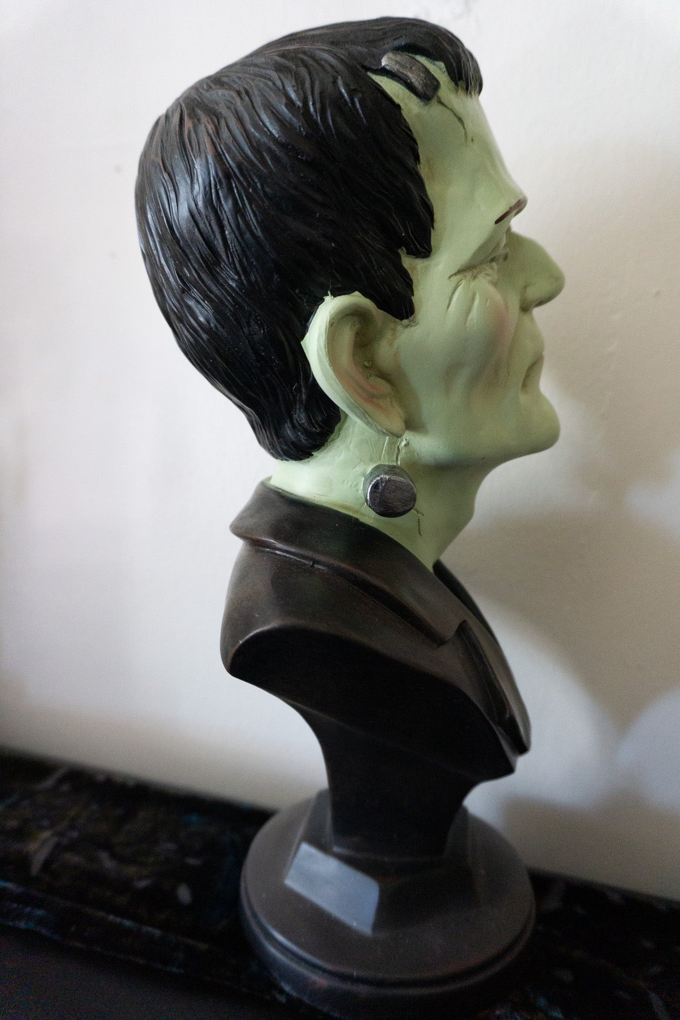 Frankenstein Halloween Decor Bust
