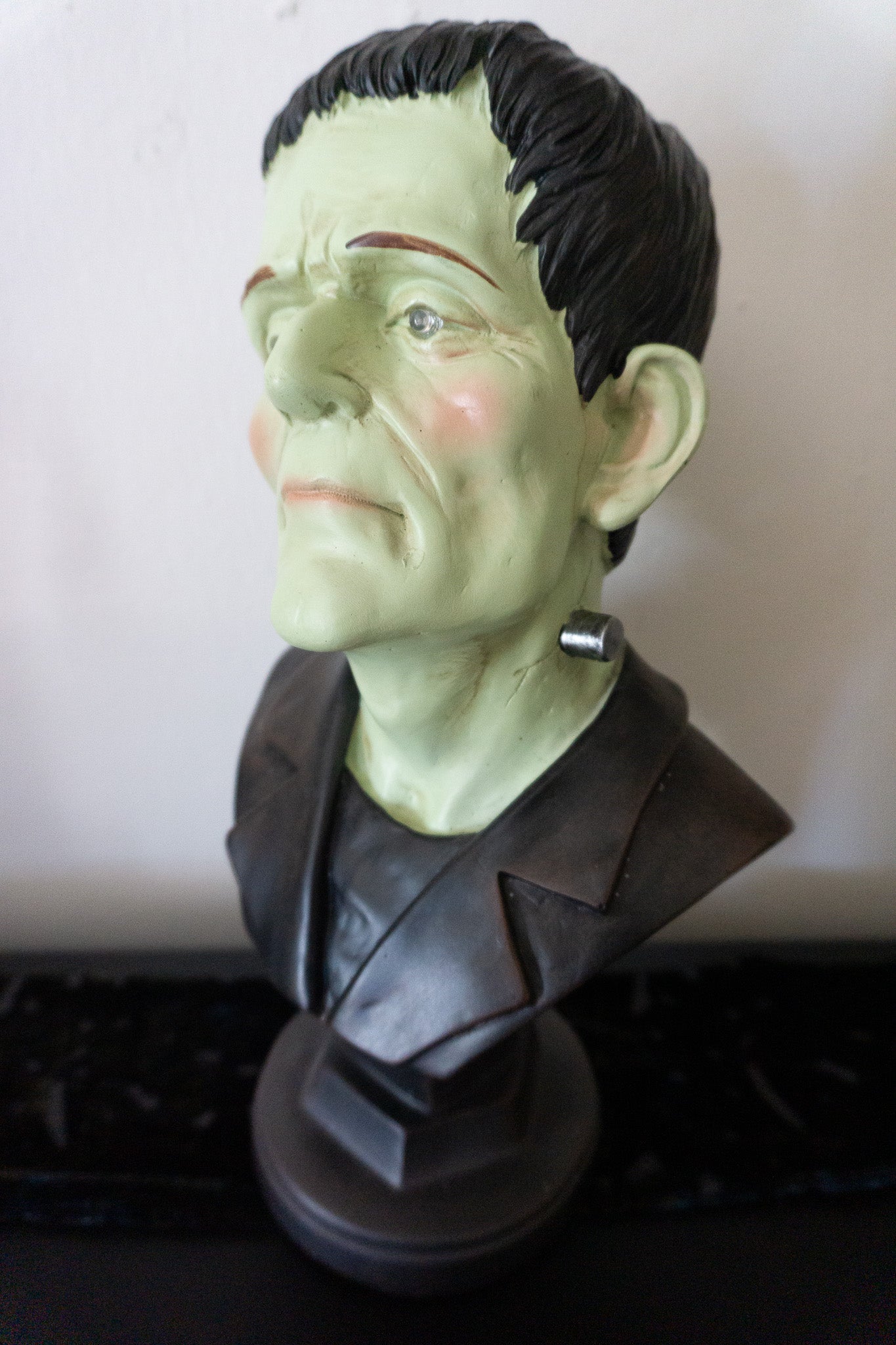 Frankenstein Halloween Decor Bust