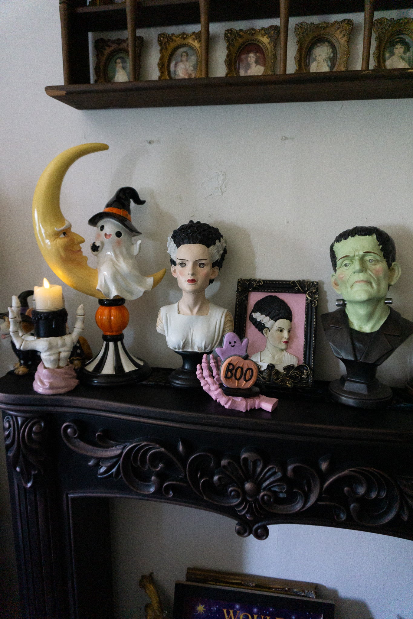 Frankenstein Halloween Decor Bust