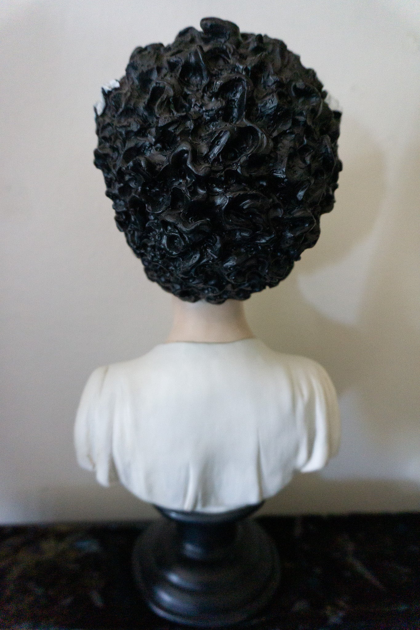 Bride of Frankenstein Halloween Decor Bust