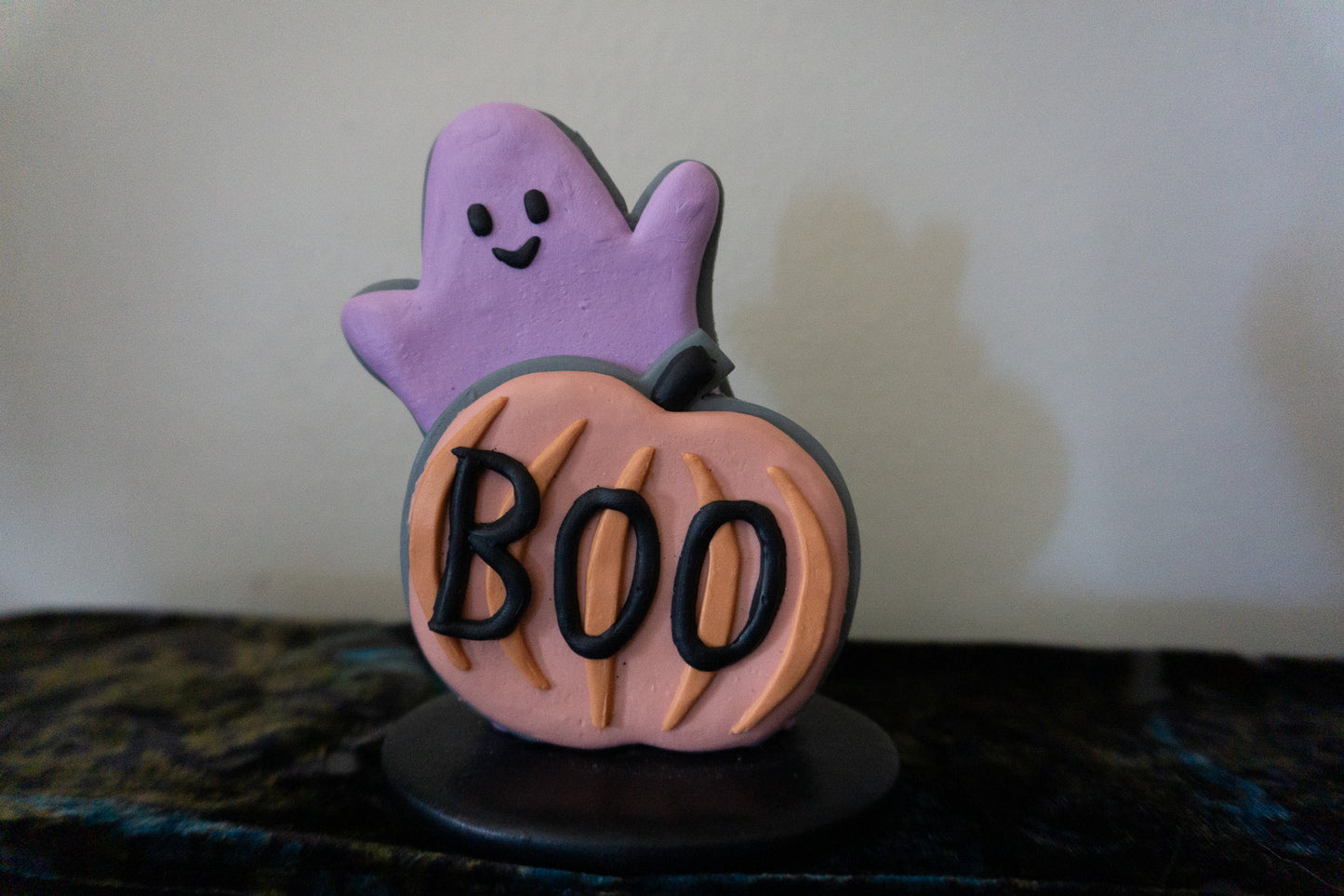 Ghost Boo Iced Cookie Decor