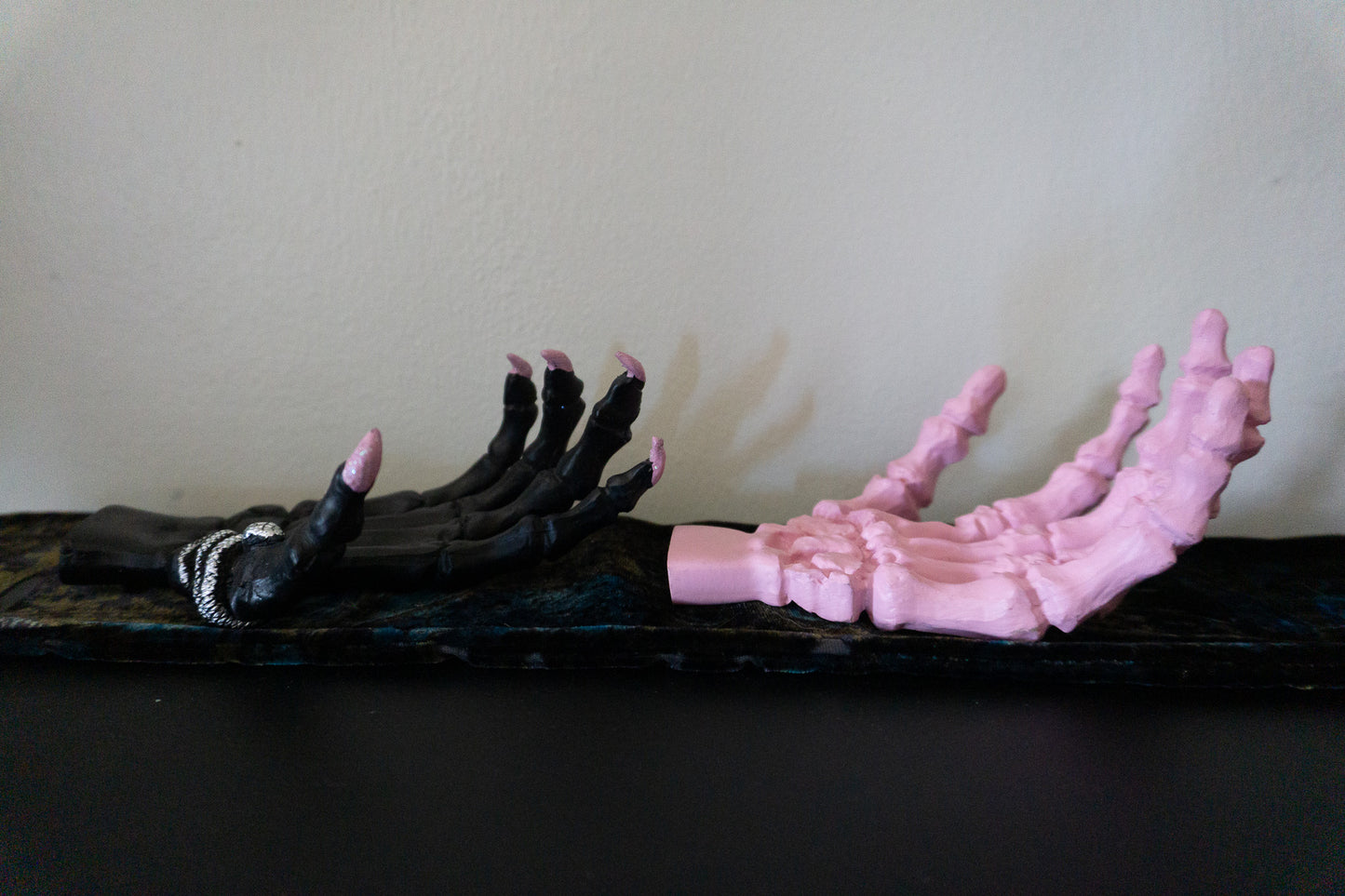 Skeleton Hand Spooky Decor Holders (Pair)
