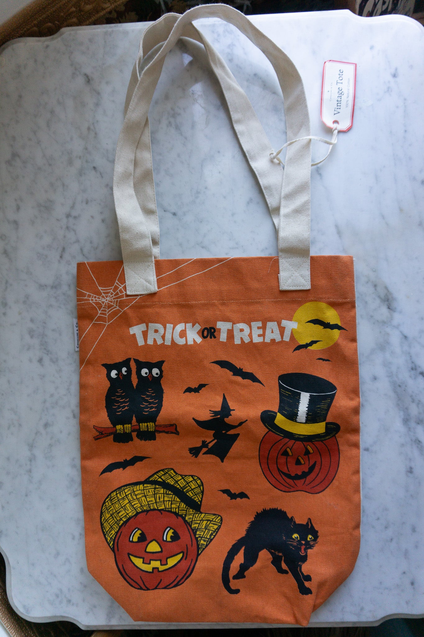 Vintage Halloween Tote Bag