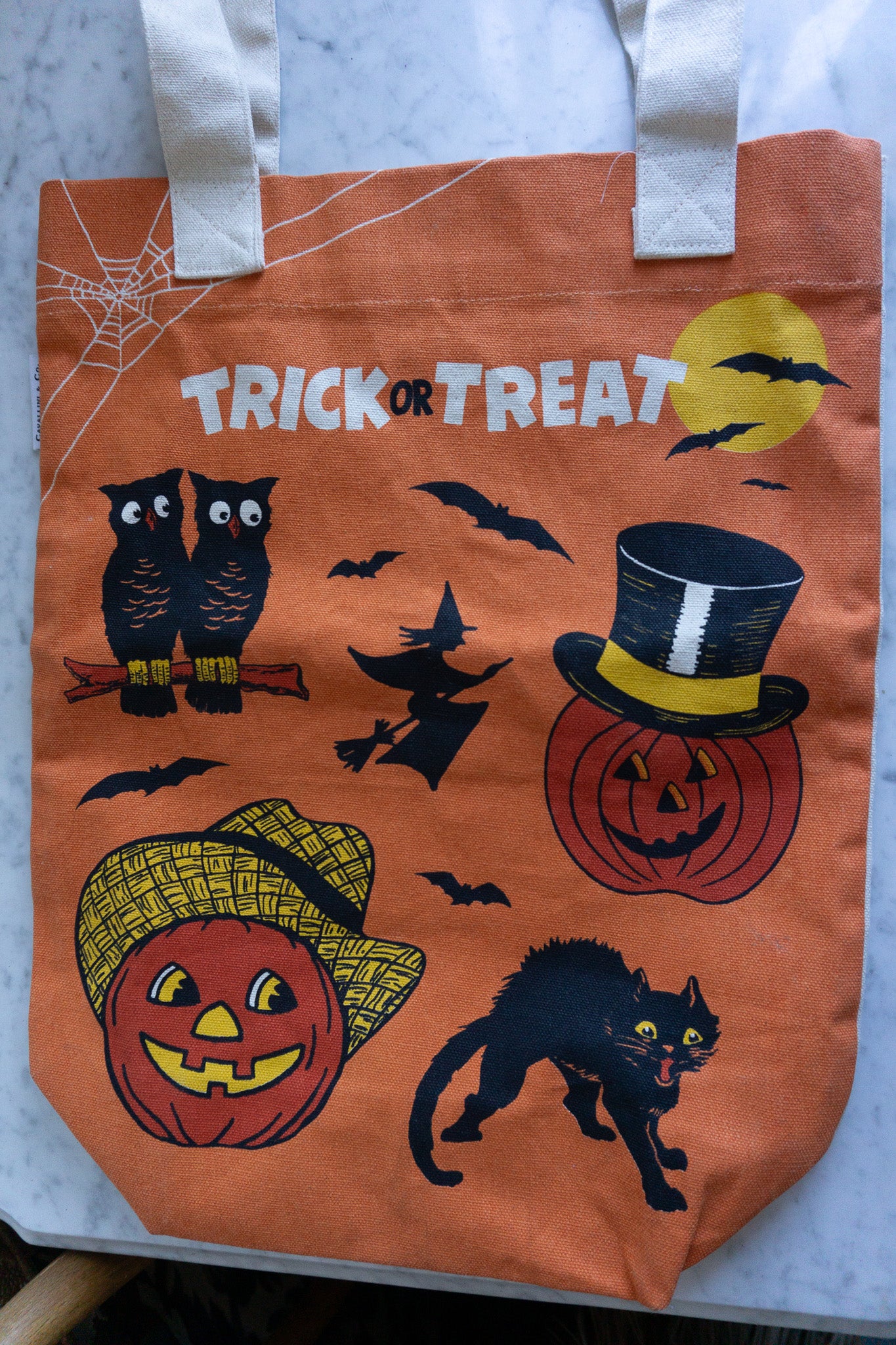 Vintage Halloween Tote Bag