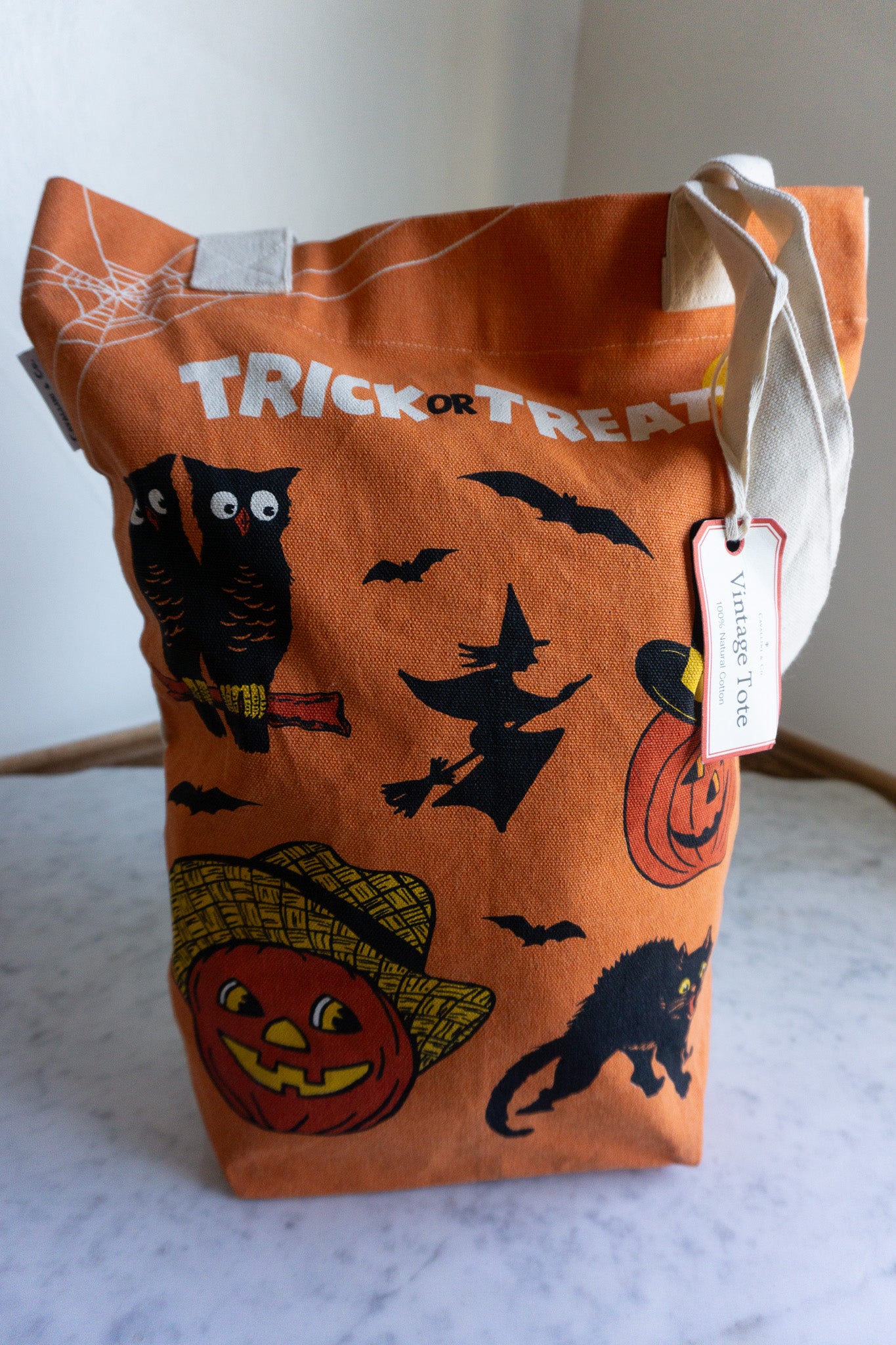 Vintage Halloween Tote Bag