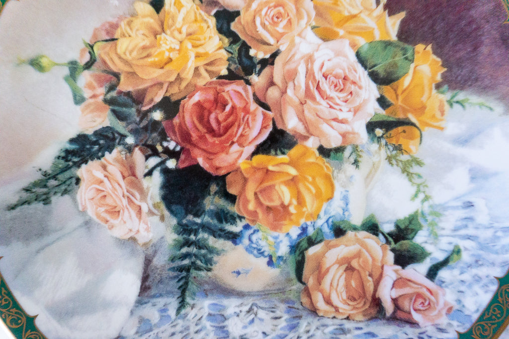 Detailed view of "Old-Fashioned Grace" floral bouquet design