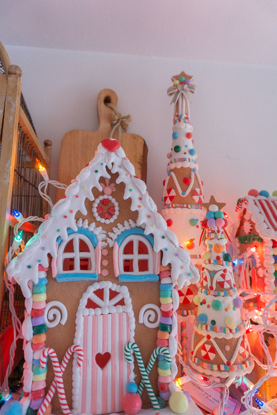 Rainbow Gingerbread Tree (large)