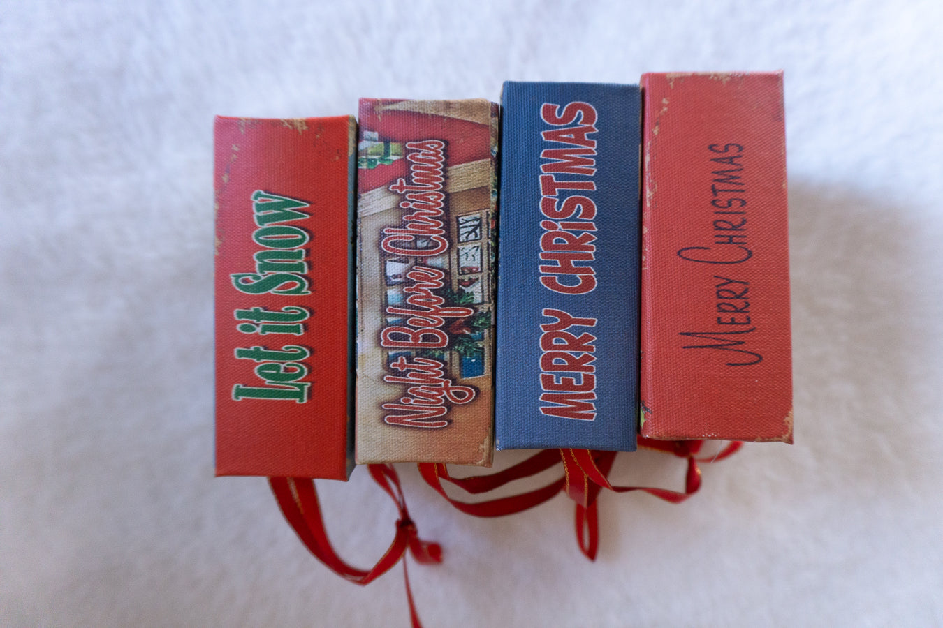 Vintage Christmas Book Ornament Set, by Mr. Christmas