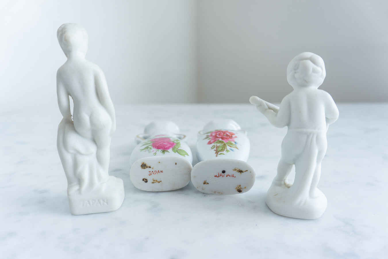 Porcelain Miniature Figurines Set