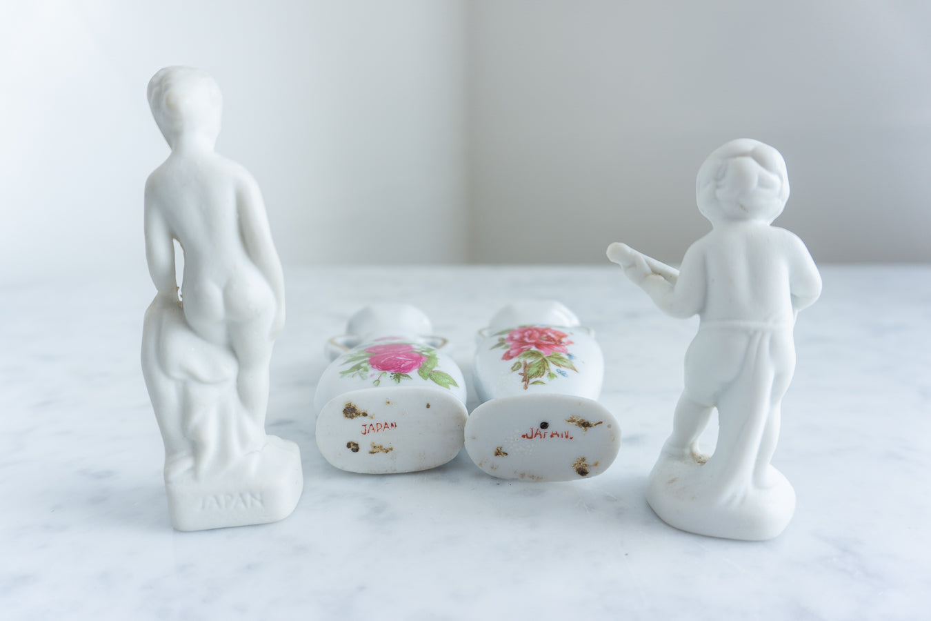 Porcelain Miniature Figurines Set