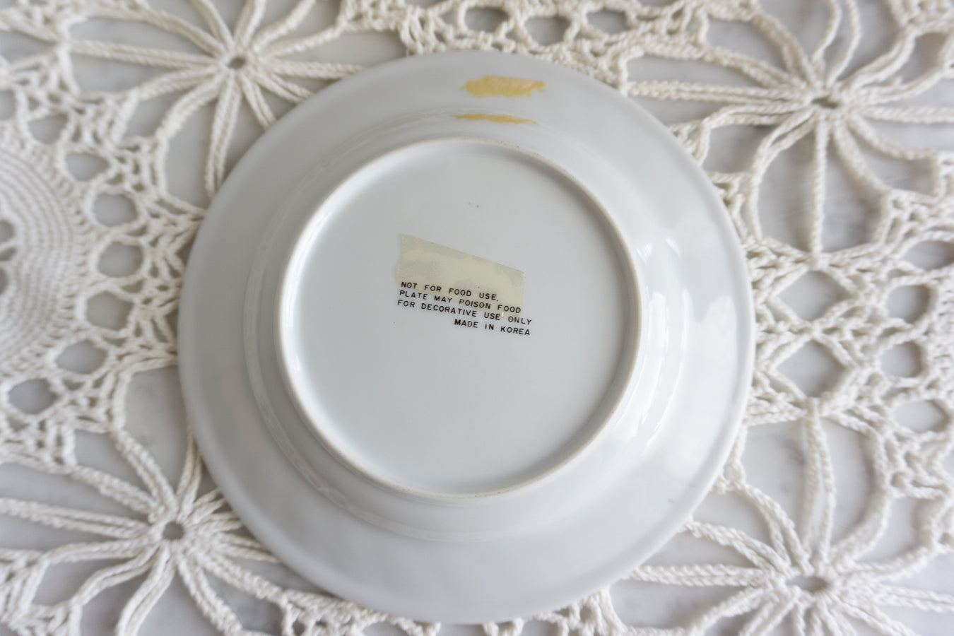 Vintage Yellowstone National Park Souvenir Plate