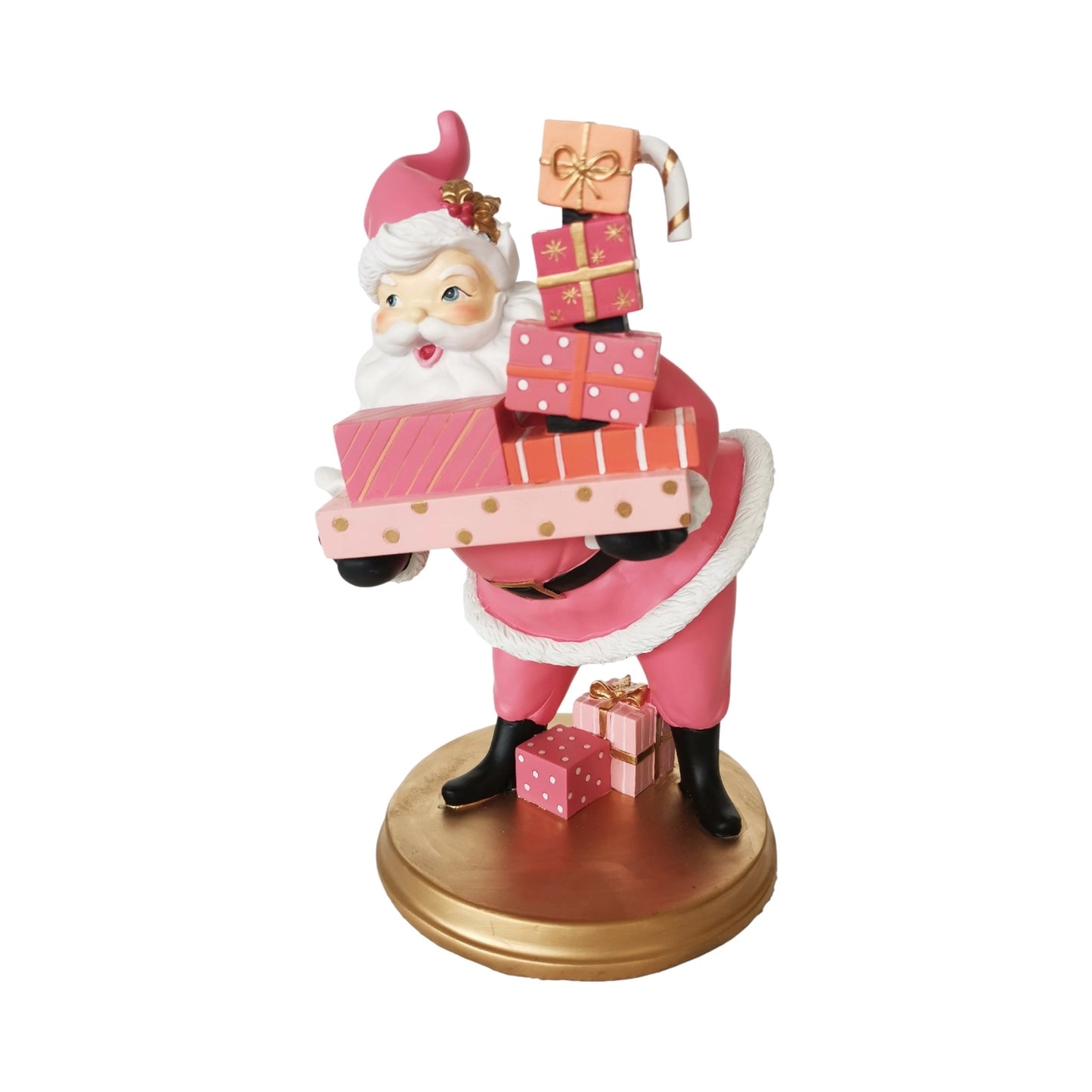 Retro Pink Santa, by December Diamonds