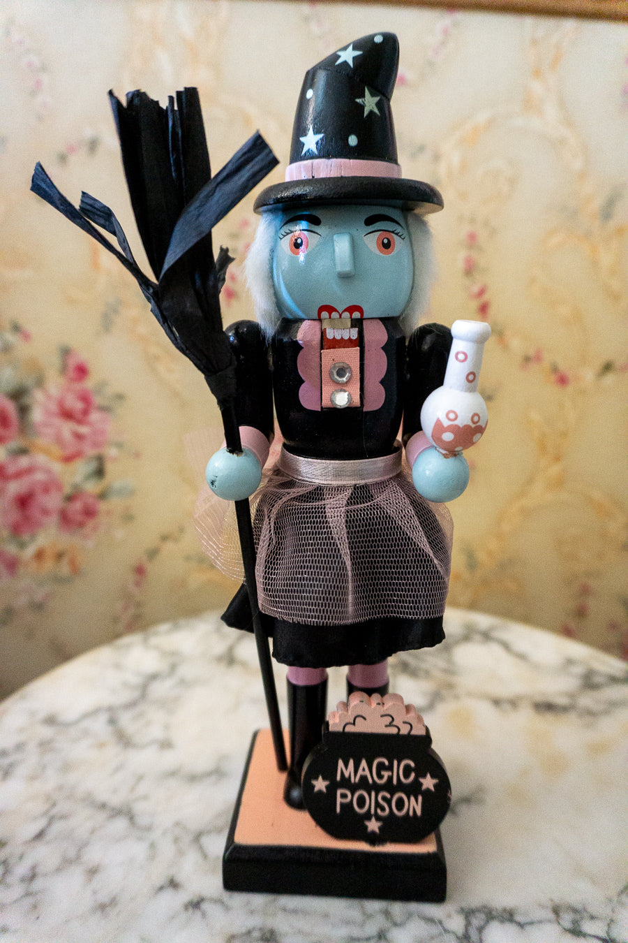 Pastel Witch Nutcracker
