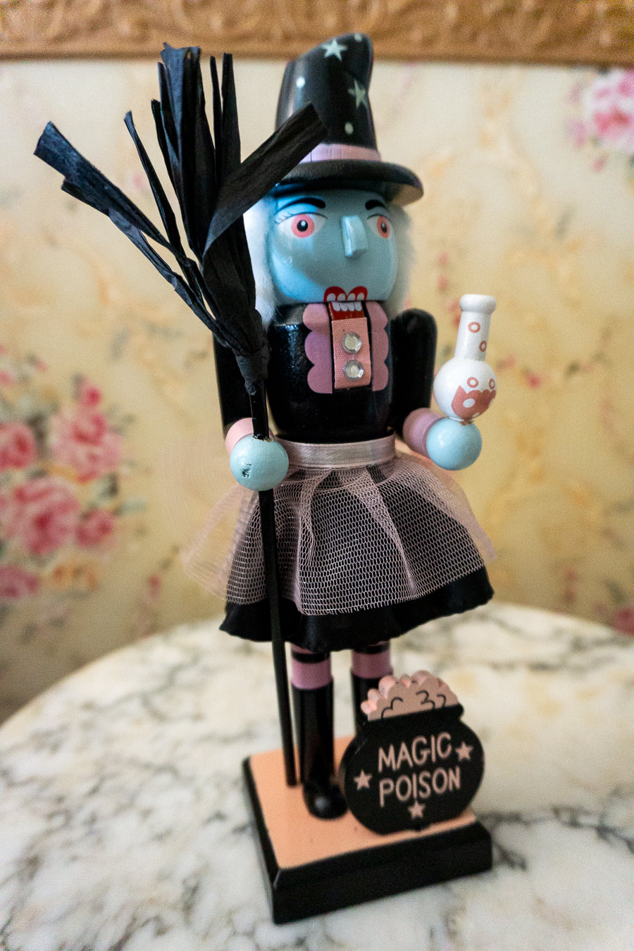 Pastel Witch Nutcracker
