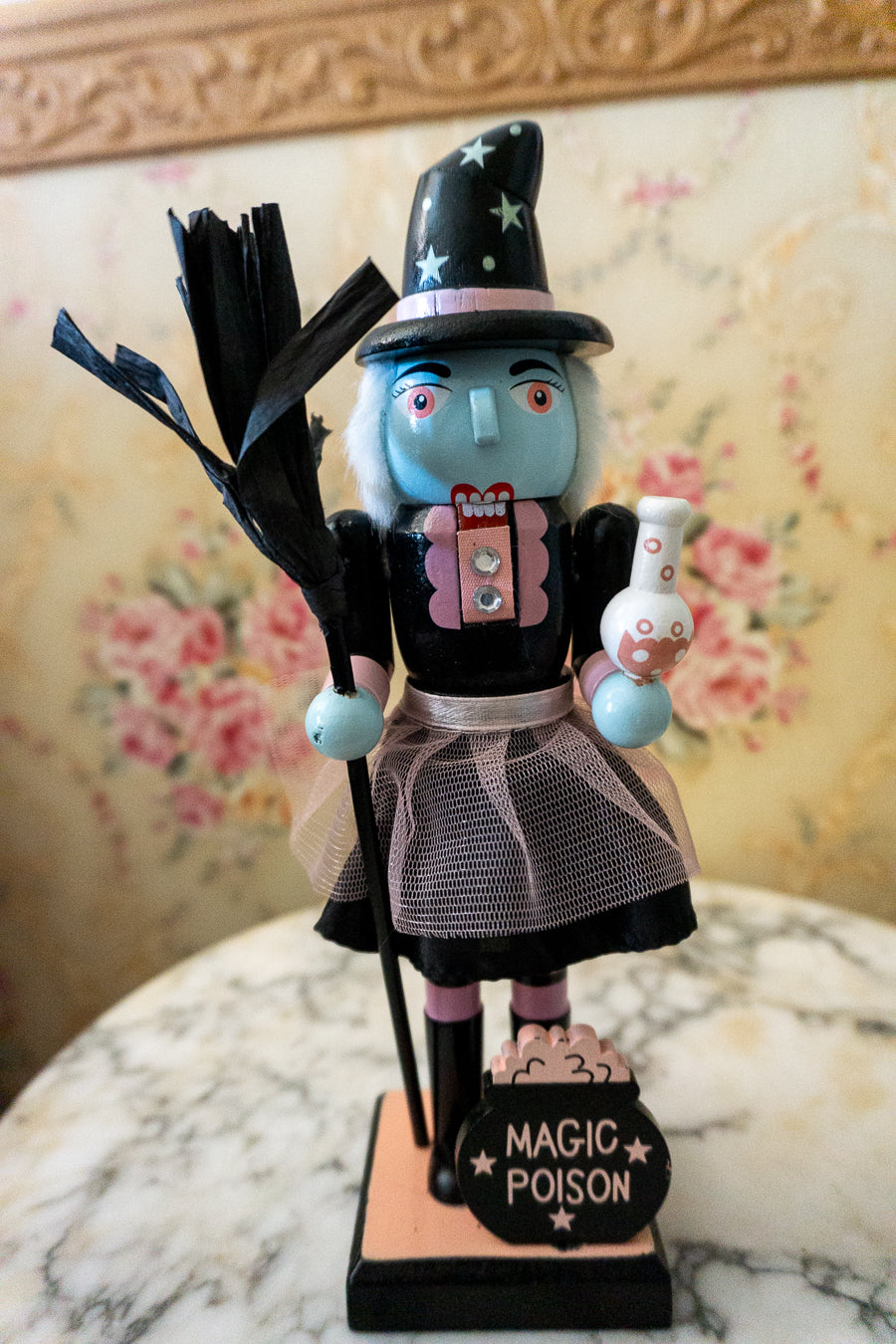 Pastel Witch Nutcracker