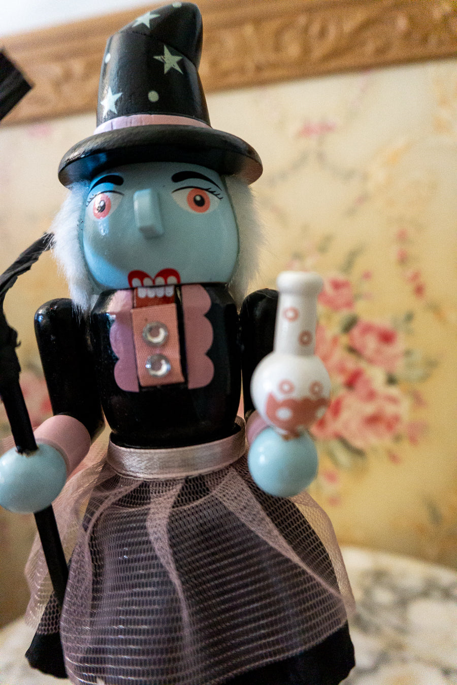 Pastel Witch Nutcracker