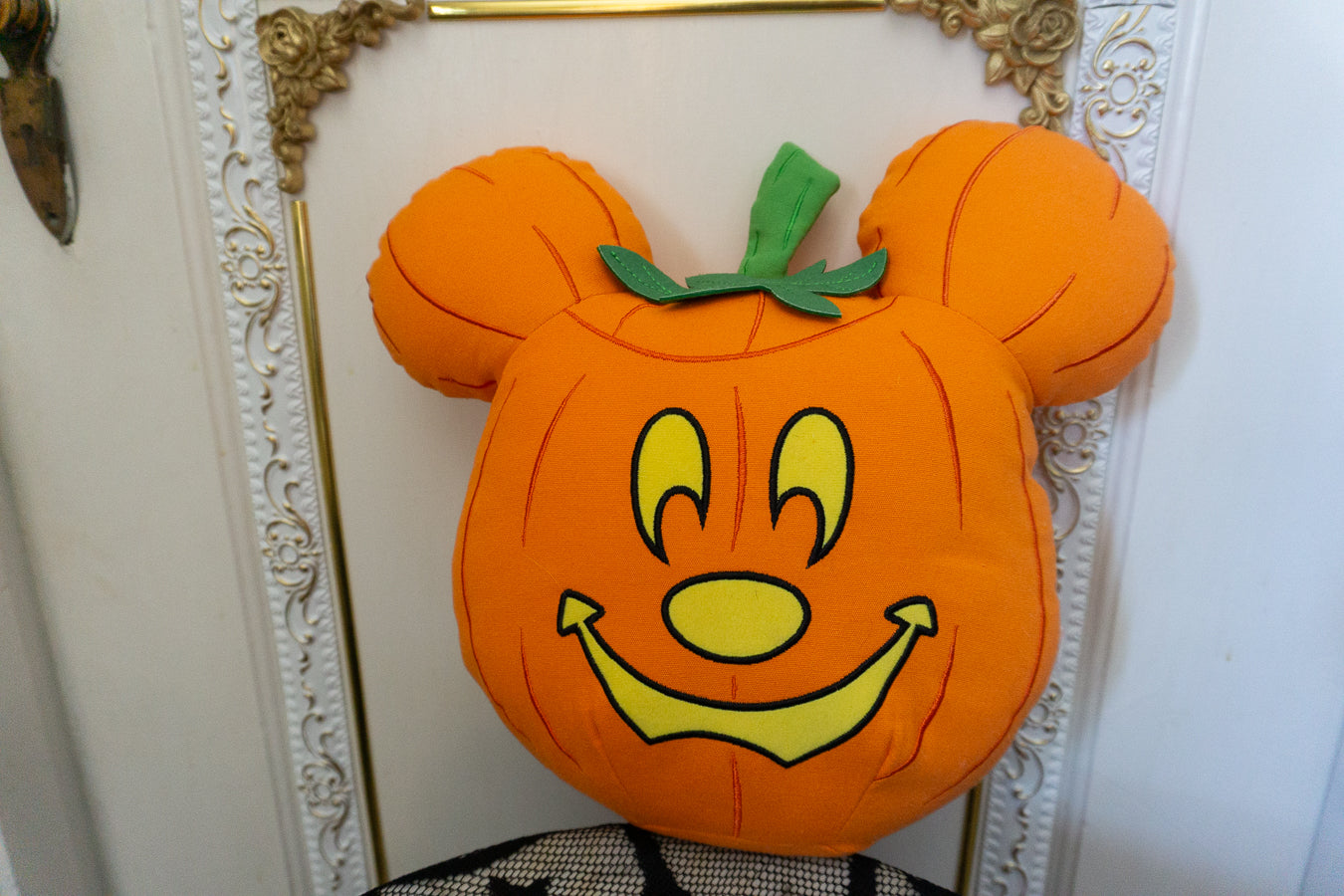 Disneyland Mickey Mouse Pumpkin Pillow