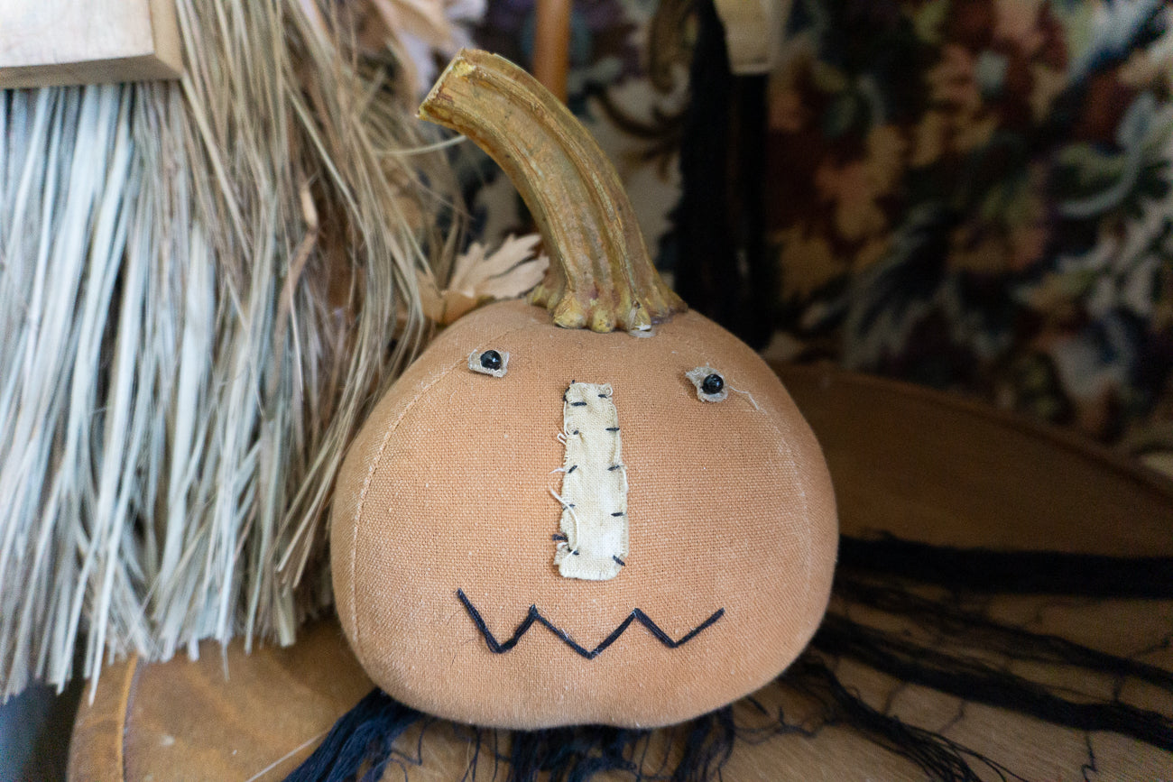 Primitive Stuffed Pumpkin