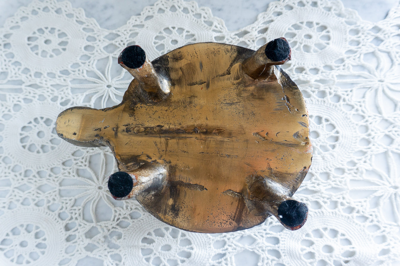 Gold Boho Turtle Planter