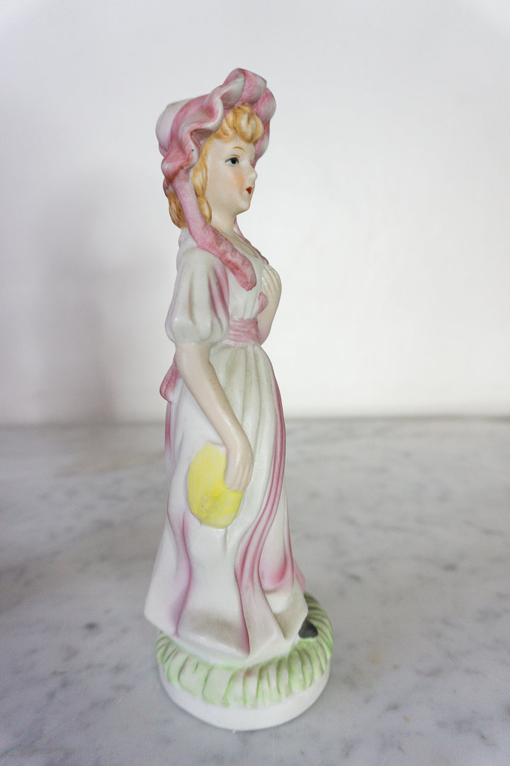 Pinkie and Blue Boy Hand-Painted Porcelain Figurines
