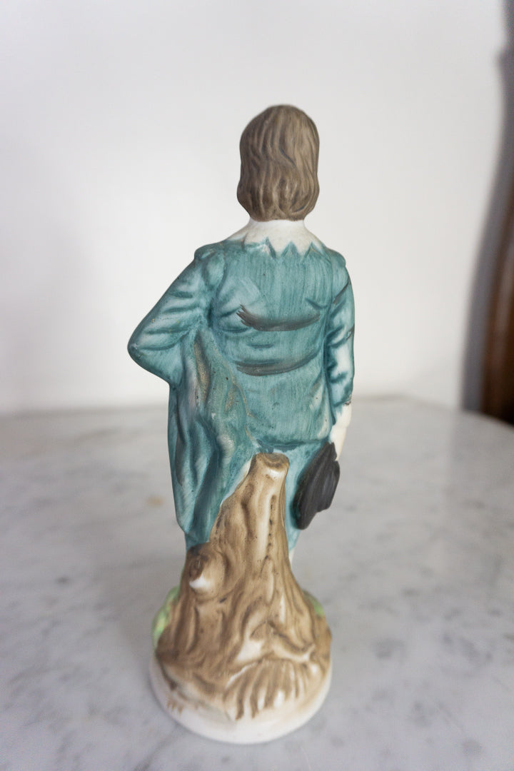 Pinkie and Blue Boy Hand-Painted Porcelain Figurines