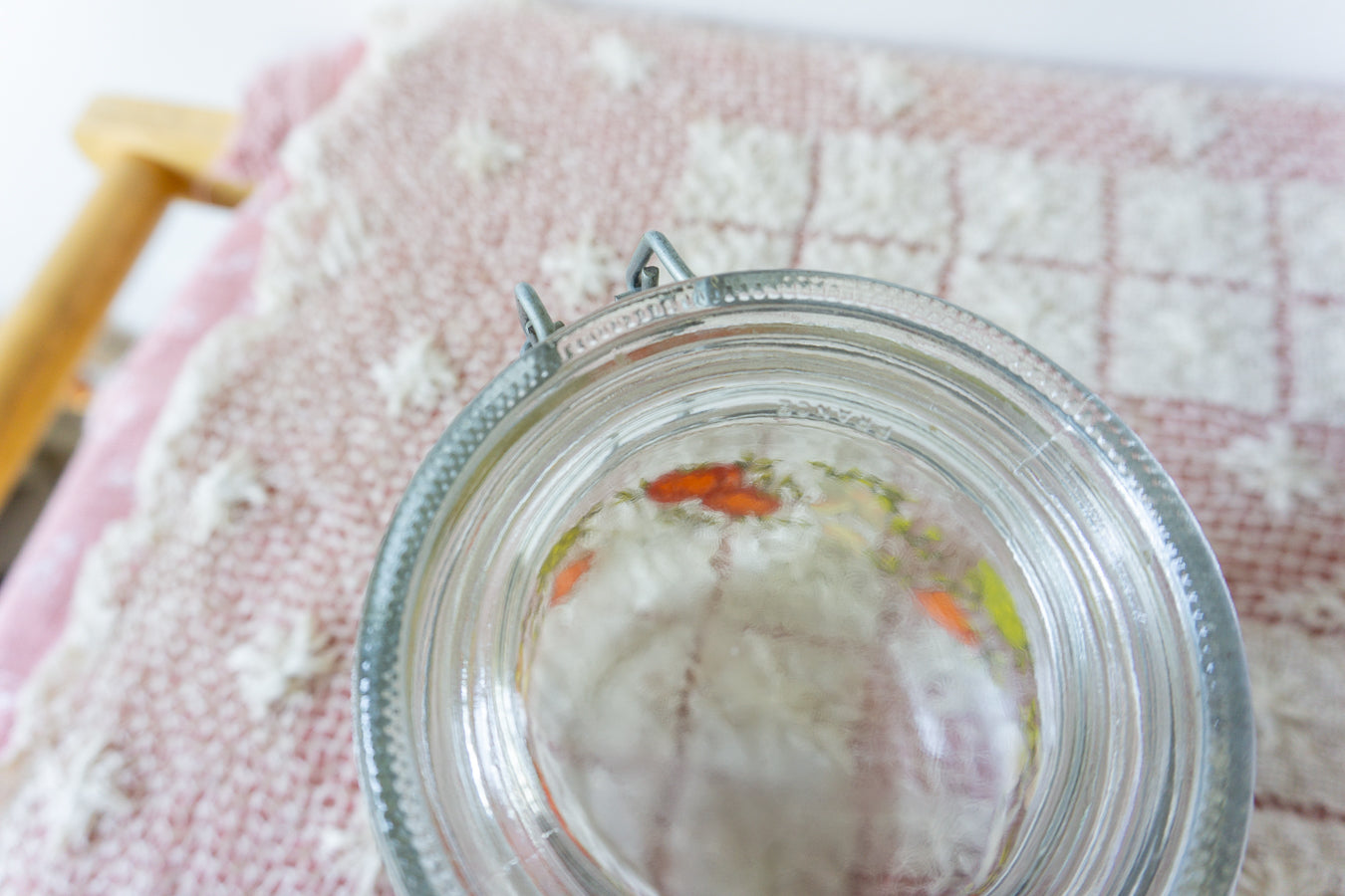 Vintage French Glass Jar