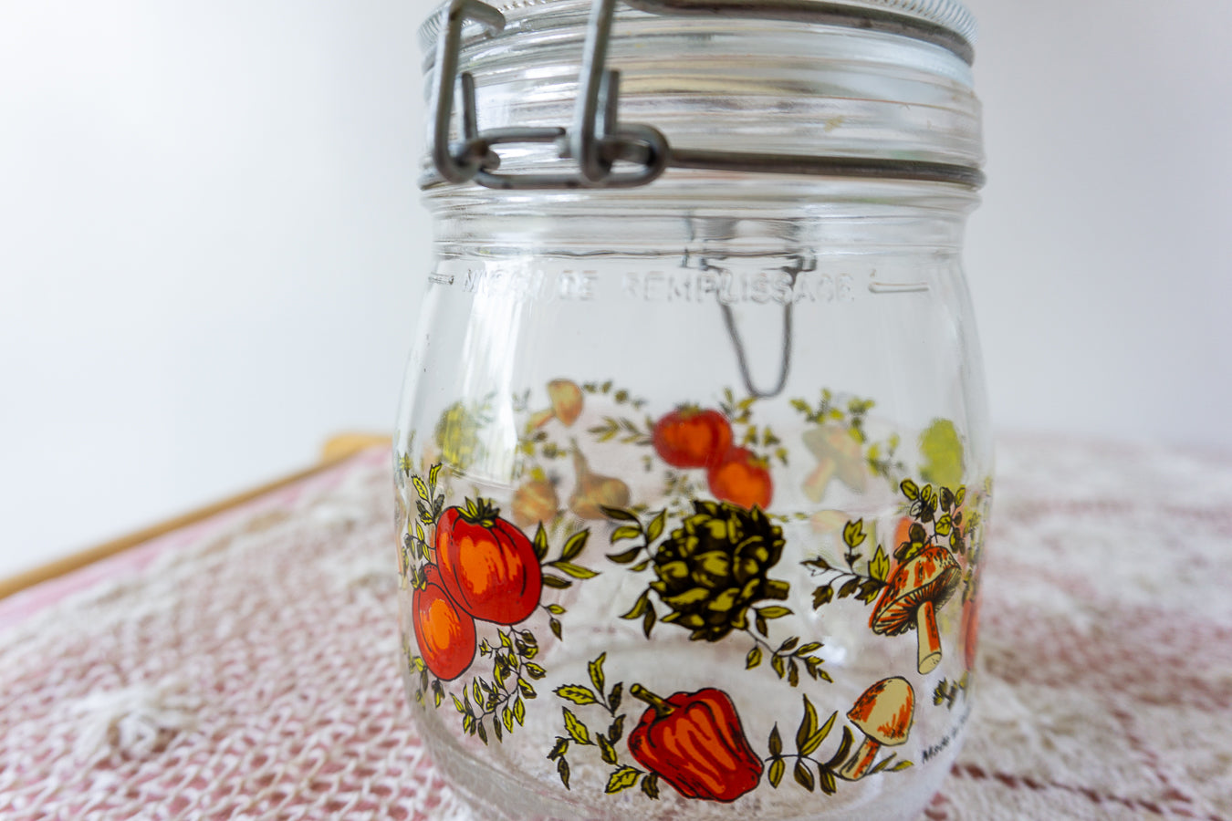 Vintage French Glass Jar