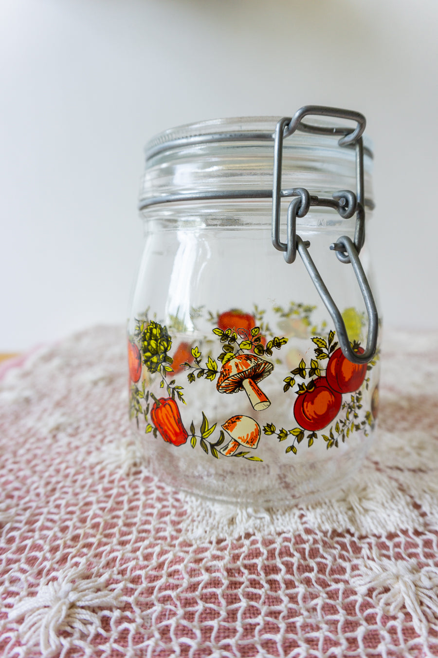 Vintage French Glass Jar