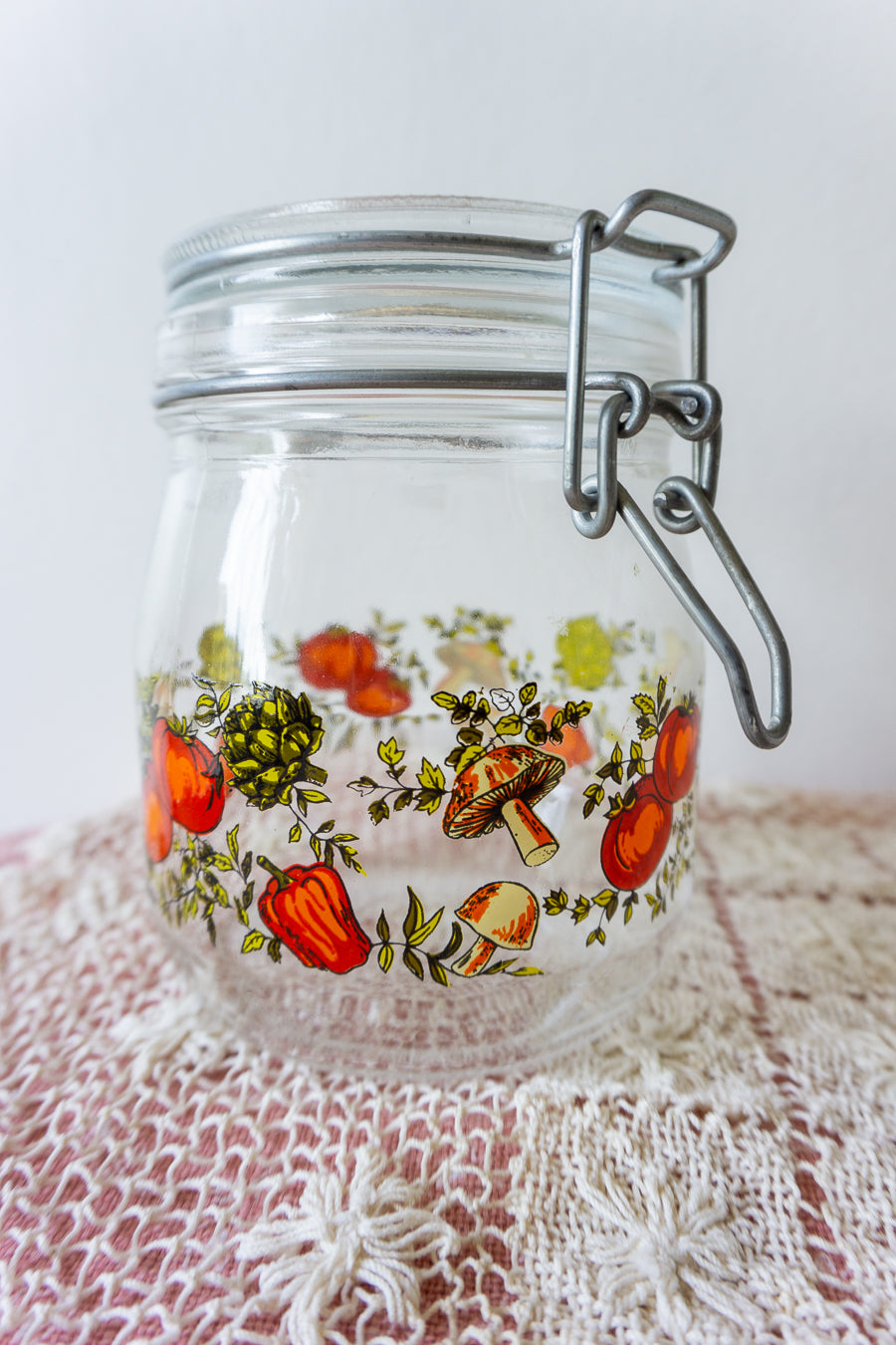 Vintage French Glass Jar