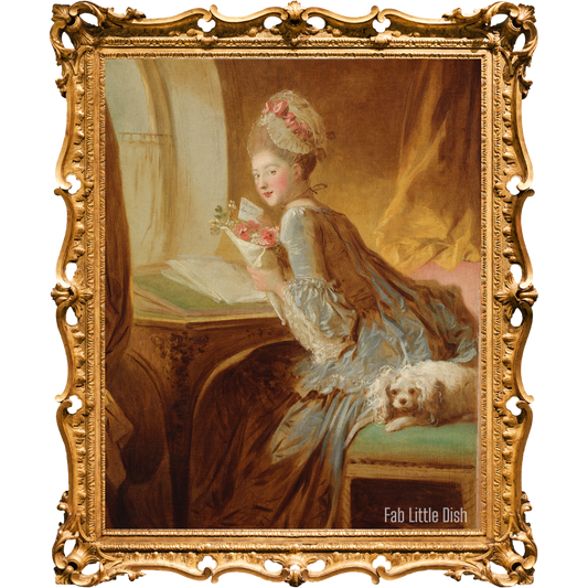 Woman Near Vanity