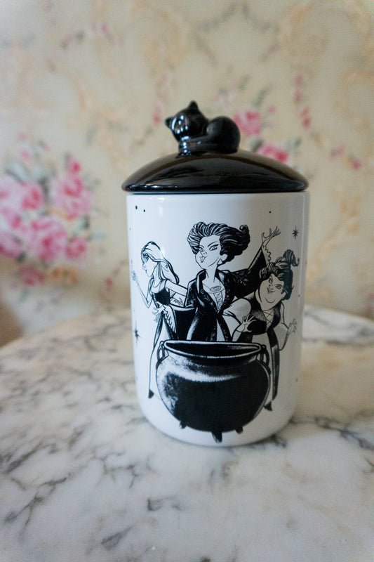 Black White Hocus Pocus Jar