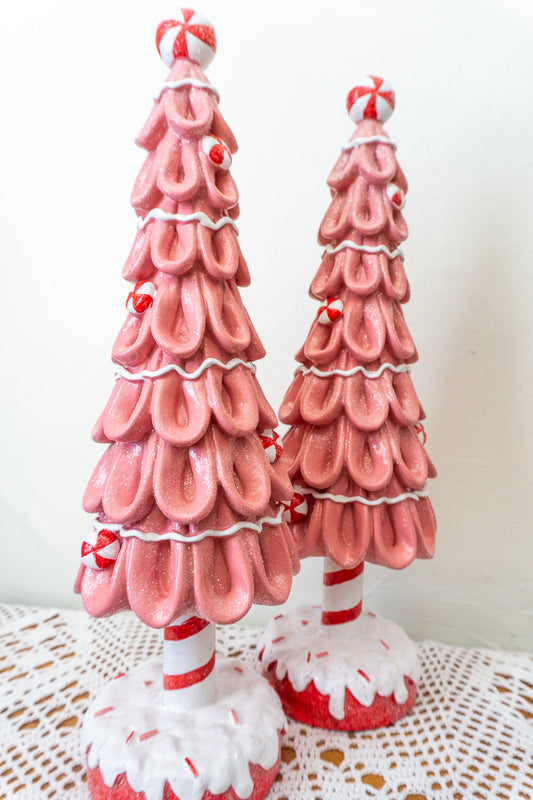 Candy Cane Peppermint Tree Set