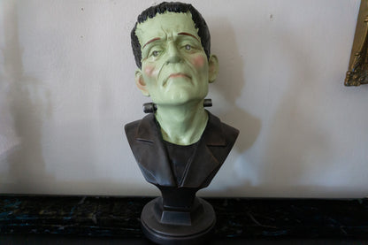 Frankenstein Halloween Decor Bust