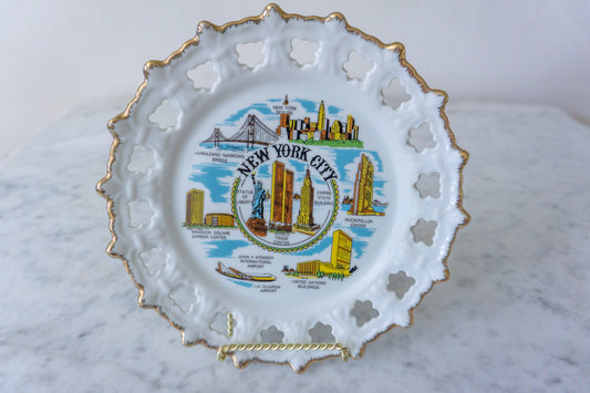 Vintage New York City Souvenir Plate