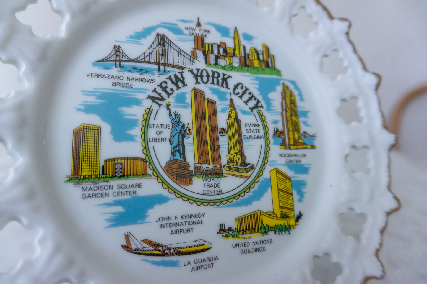 Vintage New York City Souvenir Plate