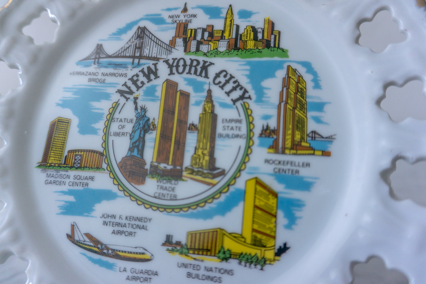 Vintage New York City Souvenir Plate