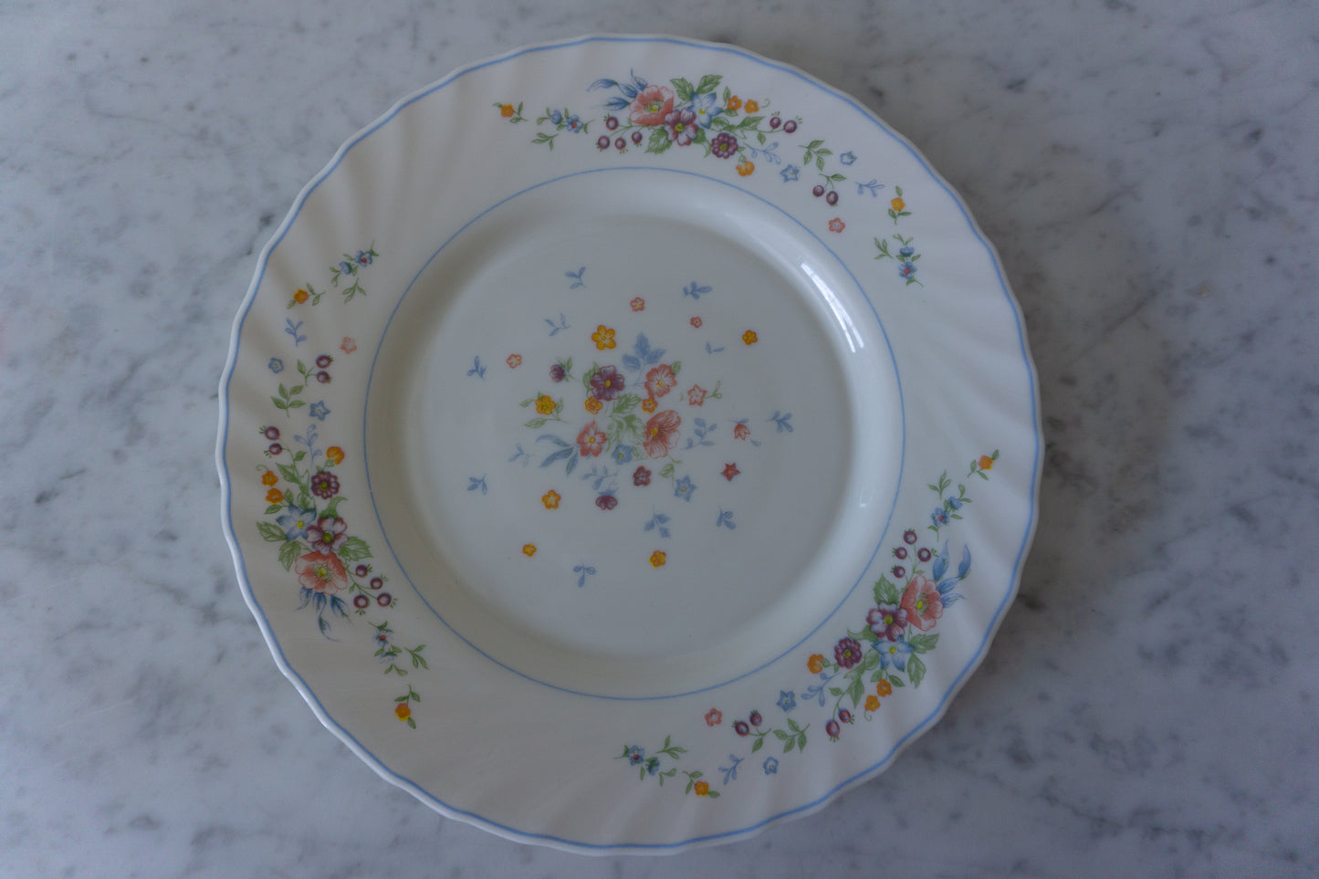 Luncheon Plate Victoria by ARCOPAL, Made in France